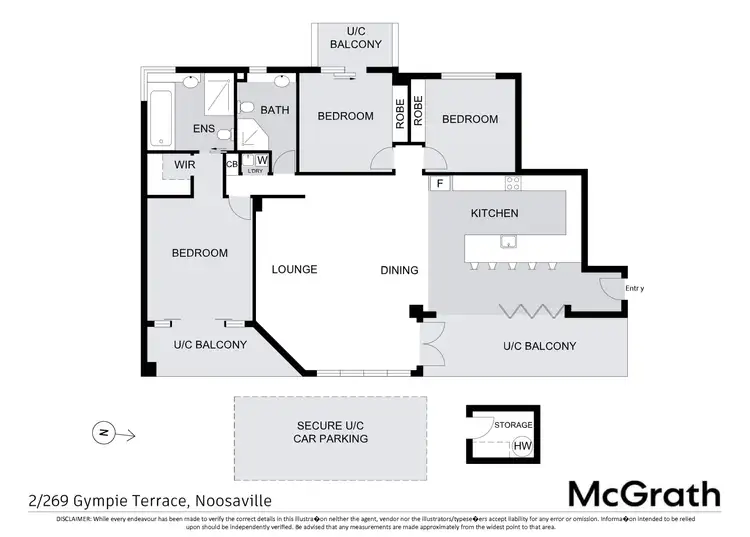 Floorplan of Homely apartment listing, 2/269 Gympie Terrace, Noosaville QLD 4566