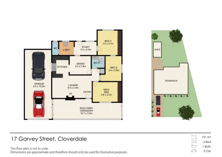 Floorplan of Homely house listing, 17 Garvey Street, Cloverdale WA 6105