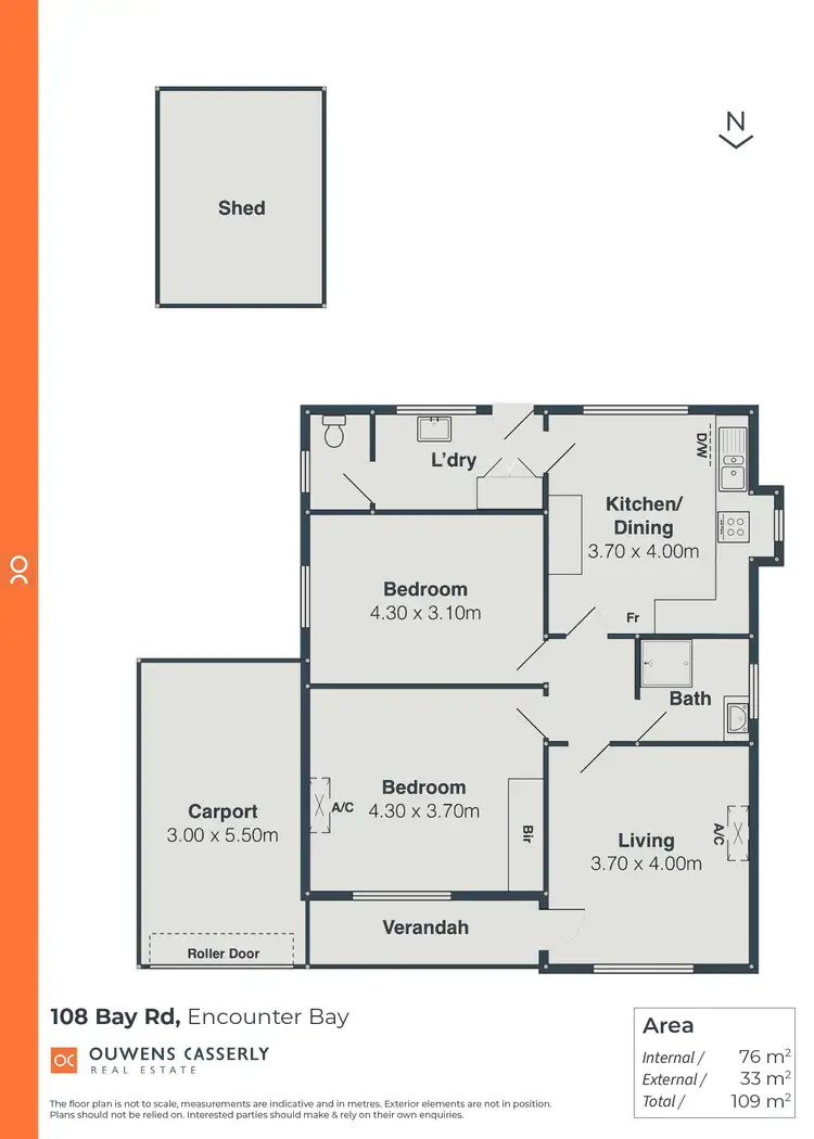 Floorplan of Homely house listing, 108 Bay Road, Encounter Bay SA 5211