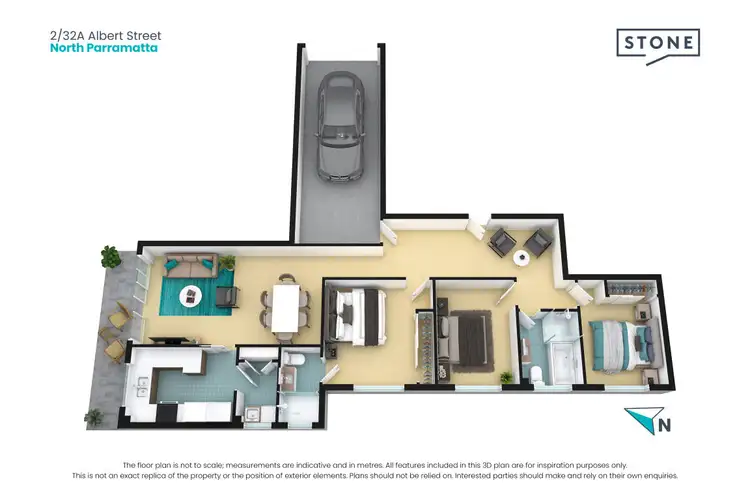 Floorplan of Homely unit listing, 2/32A Albert Street, North Parramatta NSW 2151