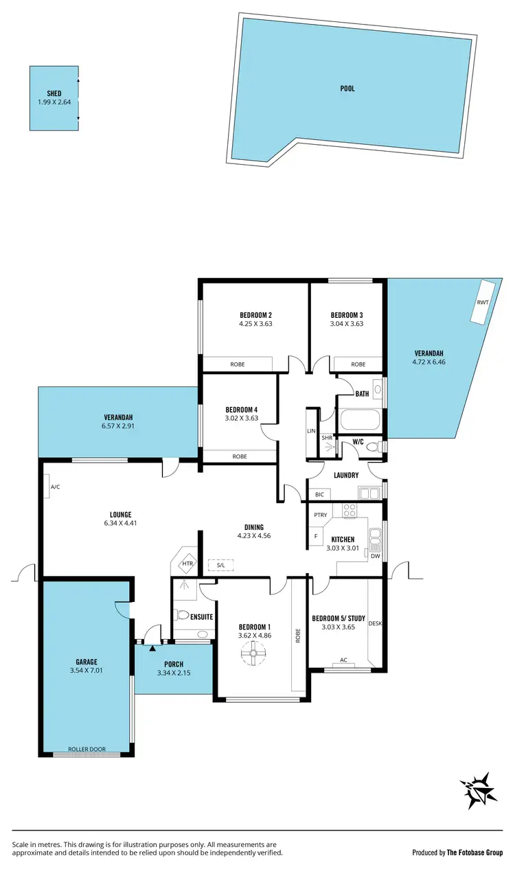Floorplan of Homely house listing, 37 Sharpie Crescent, Grange SA 5022