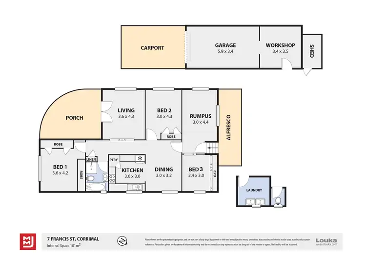 Floorplan of Homely house listing, 7 Francis Street, Corrimal NSW 2518