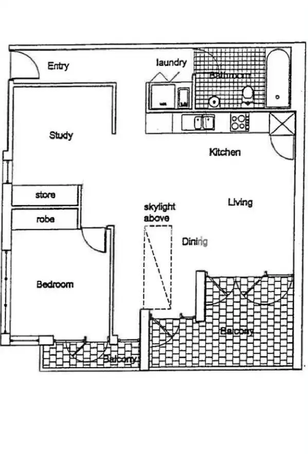 Floorplan of Homely apartment listing, 31/16 Dunblane Street, Camperdown NSW 2050