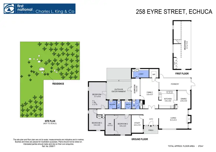 Floorplan of Homely house listing, 258 Eyre Street, Echuca VIC 3564