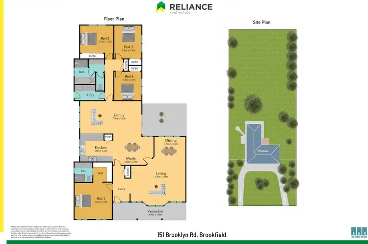 Floorplan of Homely house listing, 151 Brooklyn Road, Brookfield VIC 3338
