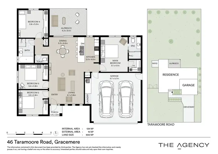 Floorplan of Homely house listing, 46 Taramoore Road, Gracemere QLD 4702