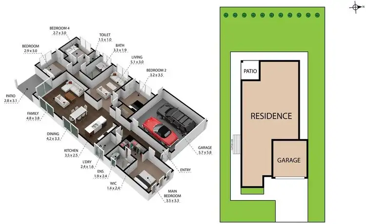 Floorplan of Homely house listing, 11 Bluebell Way, Keysborough VIC 3173