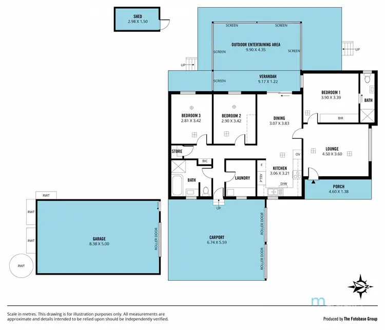 Floorplan of Homely house listing, 60 Orana Drive, Morphett Vale SA 5162