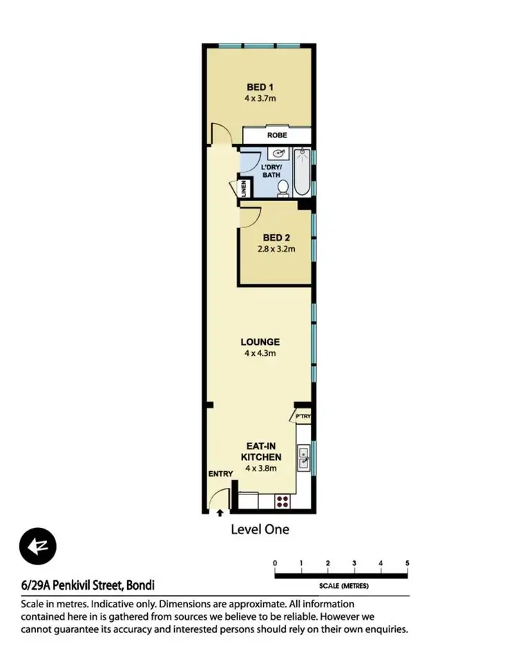 Floorplan of Homely apartment listing, 6/29a Penkivil Street, Bondi NSW 2026