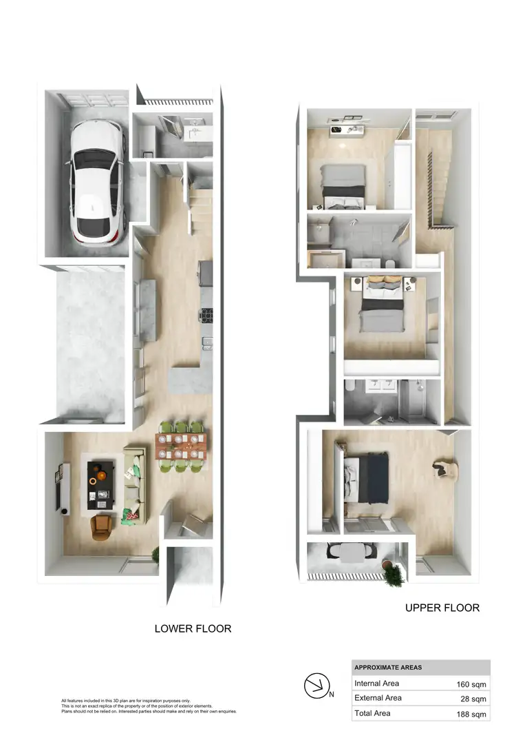 Floorplan of Homely townhouse listing, 2/14 Teak Street, Campbelltown SA 5074