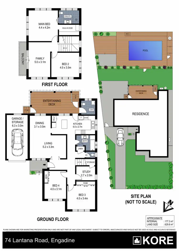 Floorplan of Homely house listing, 74 Lantana Road, Engadine NSW 2233