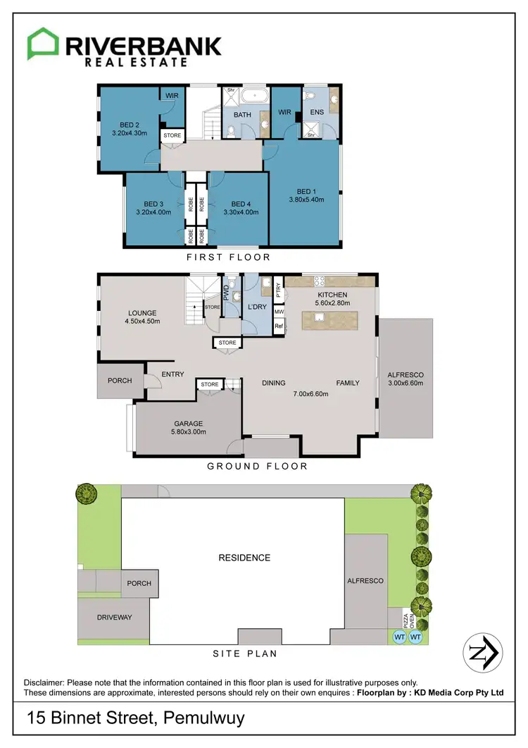 Floorplan of Homely house listing, 15 Binnet Street, Pemulwuy NSW 2145