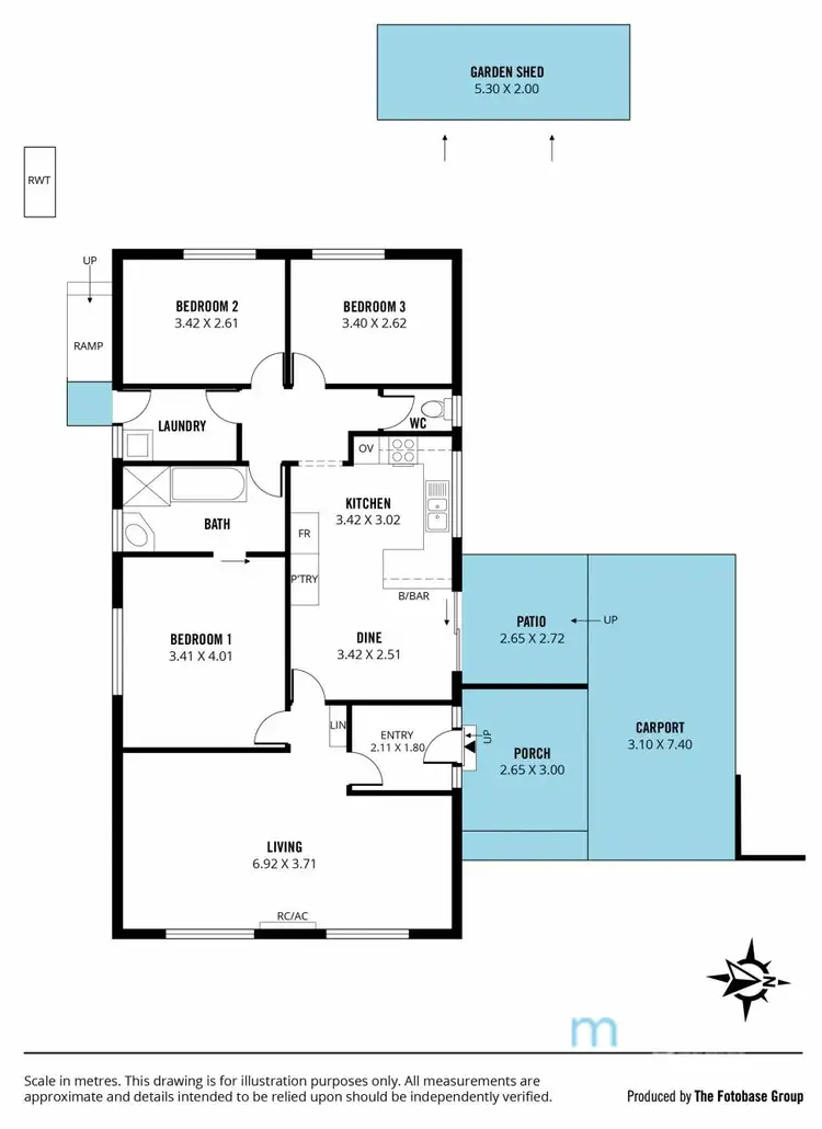 Floorplan of Homely house listing, 7 Abbott Avenue, Morphett Vale SA 5162
