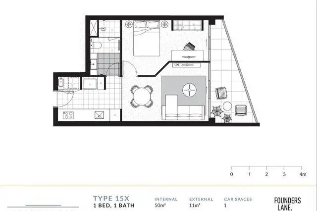 Floorplan of Homely apartment listing, 213/43 Currong Street, Braddon ACT 2612