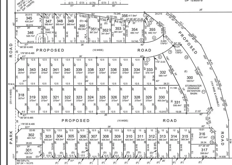 Floorplan of Homely land listing, LOT 344, 26-32 Park Road, Leppington NSW 2179