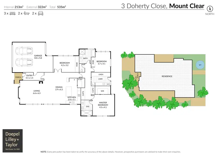 Floorplan of Homely house listing, 3 Doherty Close, Mount Clear VIC 3350