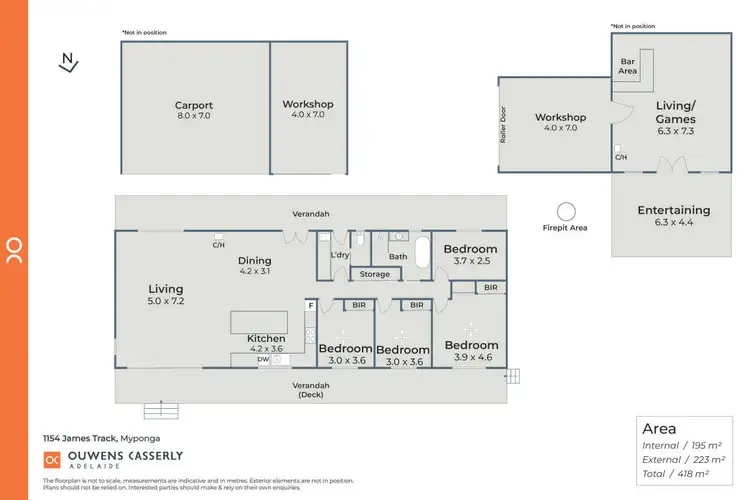 Floorplan of Homely rural property listing, 1154 James Track, Myponga SA 5202