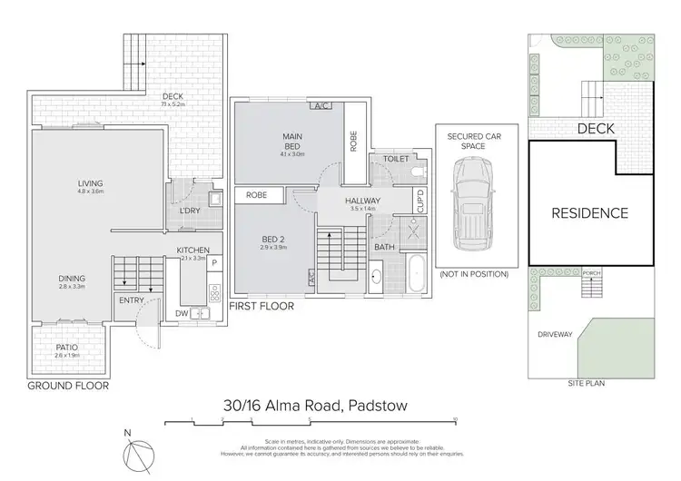 Floorplan of Homely townhouse listing, 30/16 Alma Road, Padstow NSW 2211
