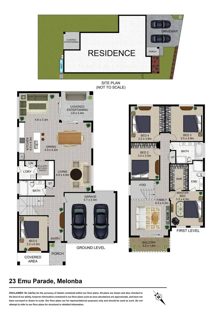 Floorplan of Homely house listing, 23 Emu Parade, Marsden Park NSW 2765