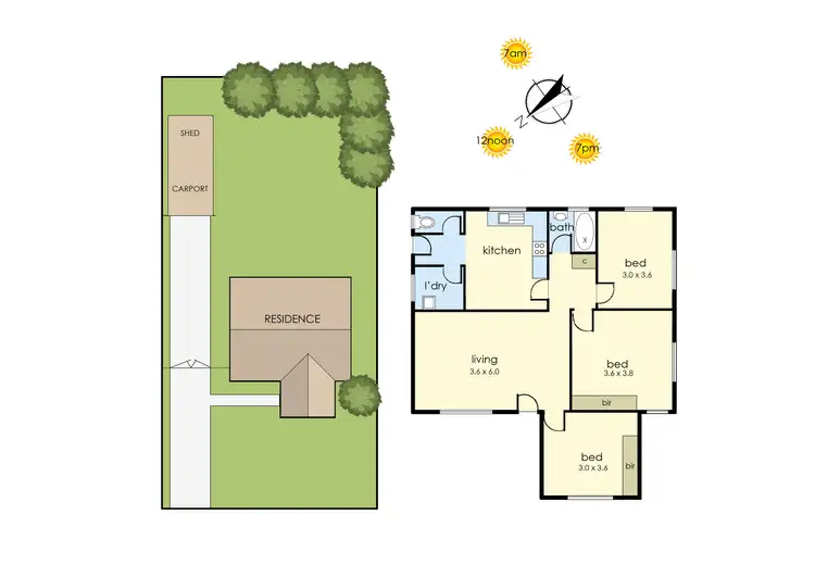 Floorplan of Homely house listing, 16 Plantation Avenue, Frankston North VIC 3200