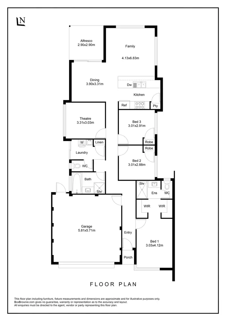 Floorplan of Homely house listing, 58 Greensand Promenade, Treeby WA 6164
