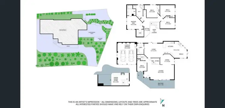 Floorplan of Homely house listing, 15 Boldrewood Place, Cherrybrook NSW 2126