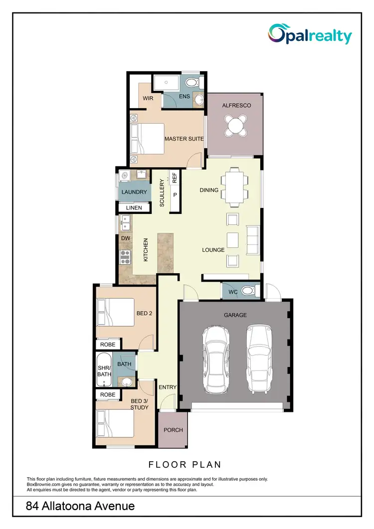 Floorplan of Homely house listing, 84 Allatoona Avenue, Golden Bay WA 6174