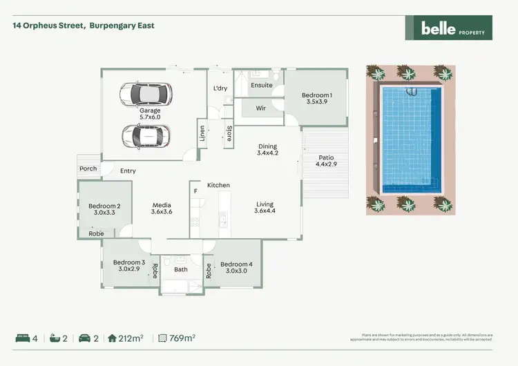 Floorplan of Homely house listing, 14 Orpheus Street, Burpengary East QLD 4505