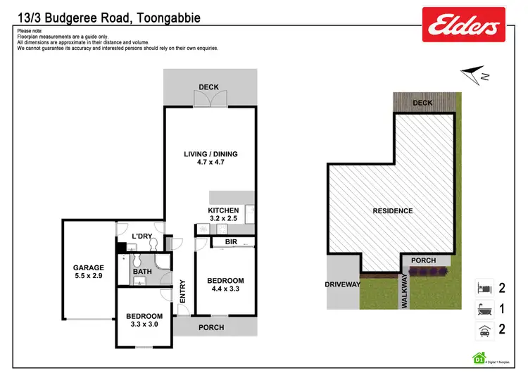 Floorplan of Homely villa listing, 13/3 Budgeree Road, Toongabbie NSW 2146