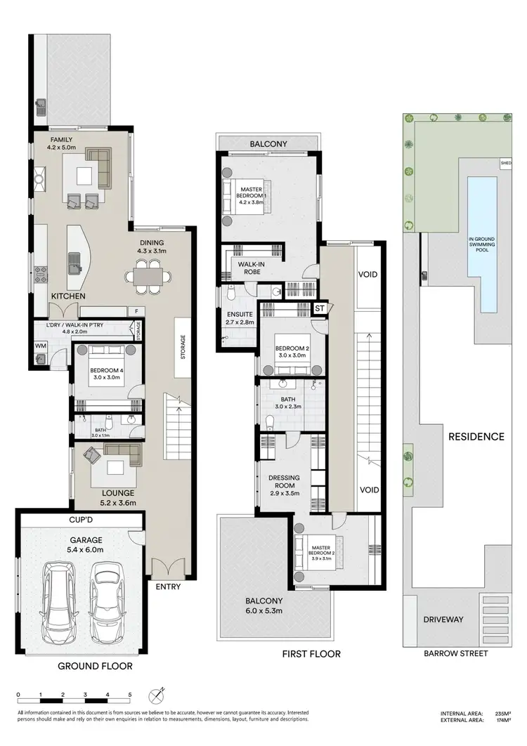 Floorplan of Homely semi-detached listing, 2A Barrow Street, Revesby NSW 2212