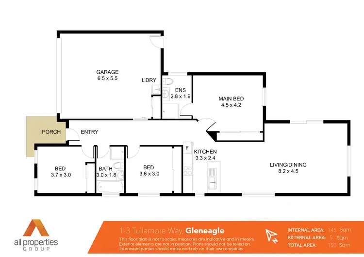 Floorplan of Homely house listing, 1-3 Tullamore Way, Gleneagle QLD 4285
