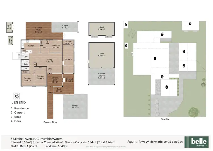 Floorplan of Homely house listing, 5 Mitchell Avenue, Currumbin QLD 4223
