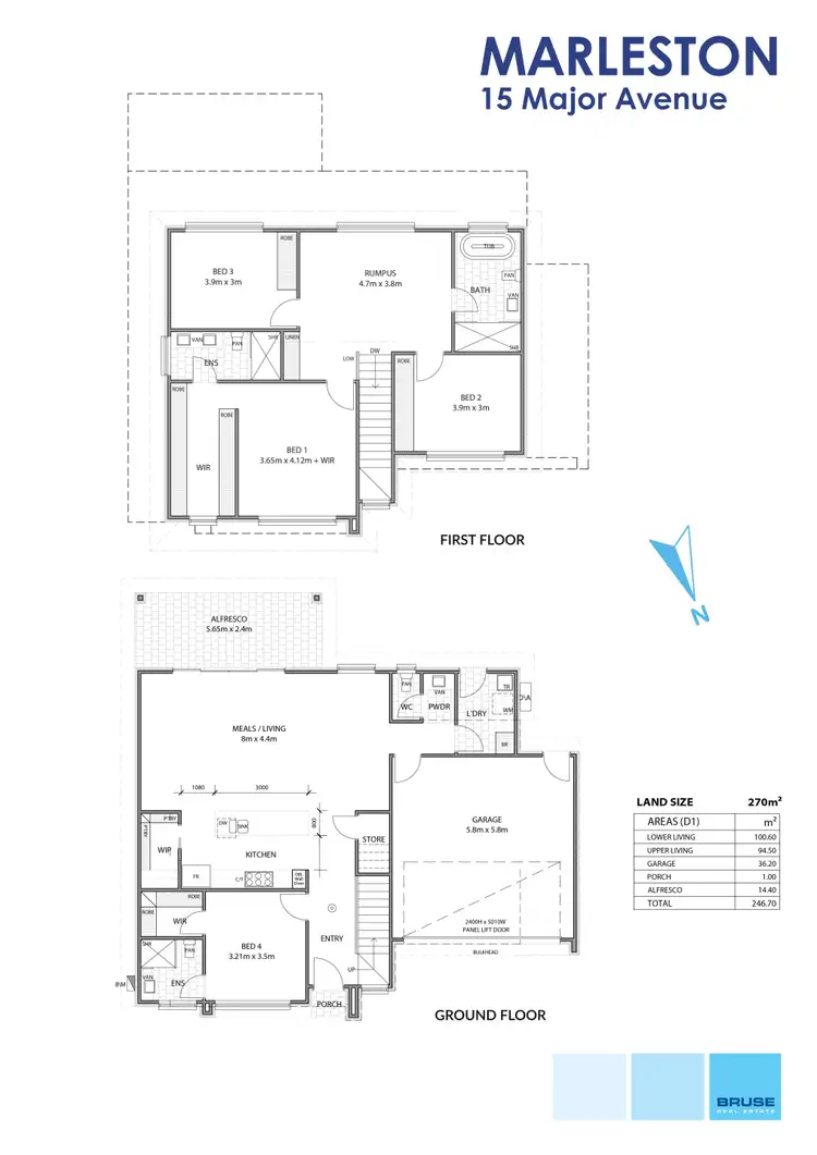 Floorplan of Homely house listing, 15 Major Avenue, Marleston SA 5033