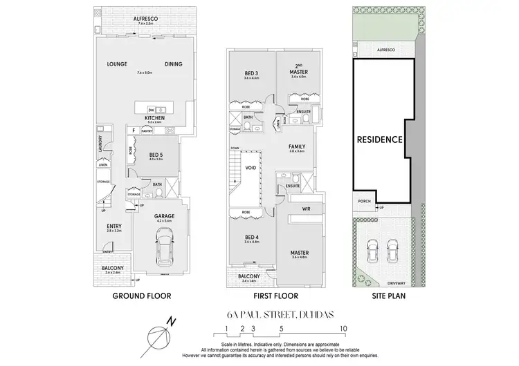 Floorplan of Homely semi-detached listing, 6A Paul Street, Dundas NSW 2117