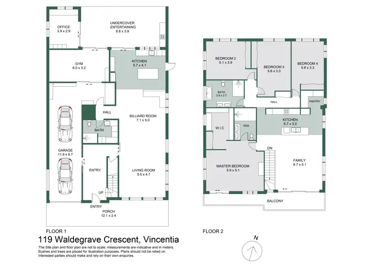 Floorplan of Homely house listing, 119 Waldegrave Crescent, Vincentia NSW 2540