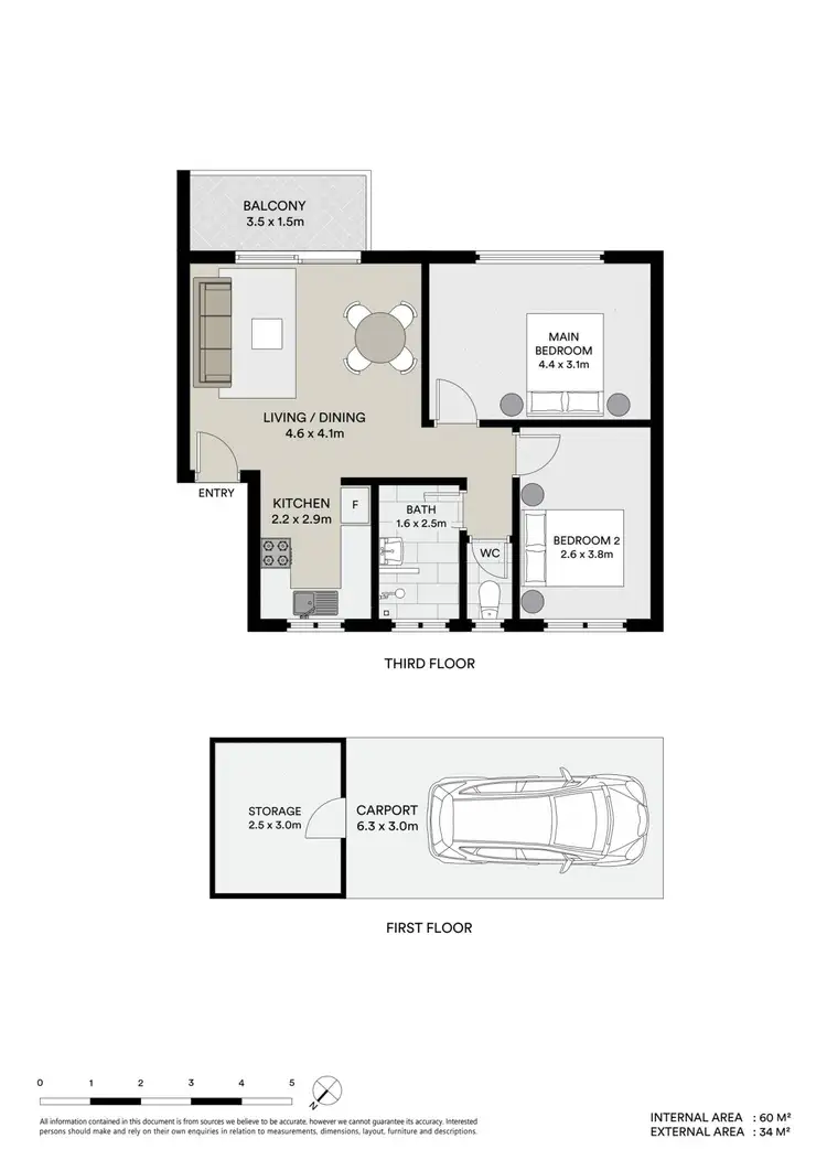 Floorplan of Homely unit listing, 7/157 Mitchell Street, North Ward QLD 4810