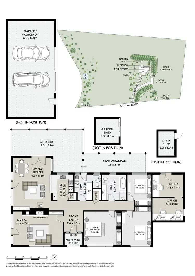 Floorplan of Homely house listing, 30 Clarendon - Lal Lal Road, Clarendon VIC 3352