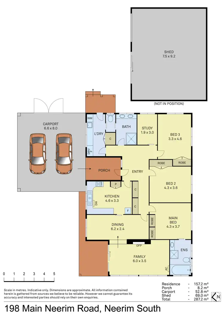 Floorplan of Homely house listing, 198 Main Neerim Road, Neerim South VIC 3831