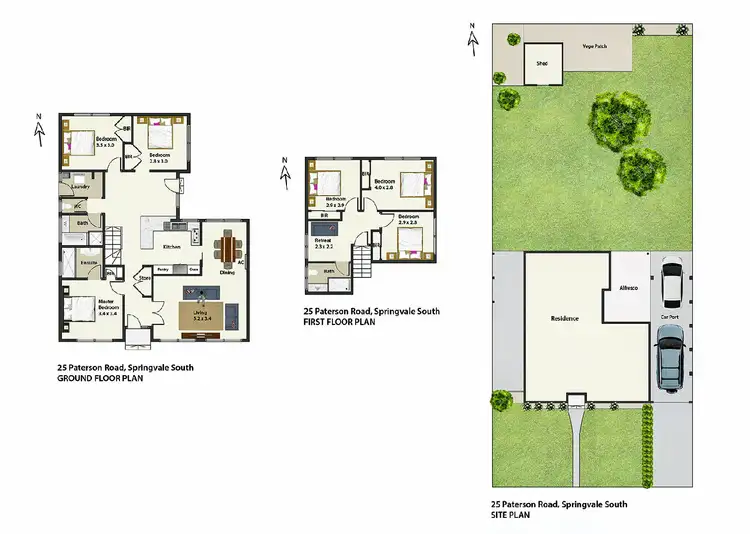 Floorplan of Homely house listing, 25 Paterson Road, Springvale South VIC 3172