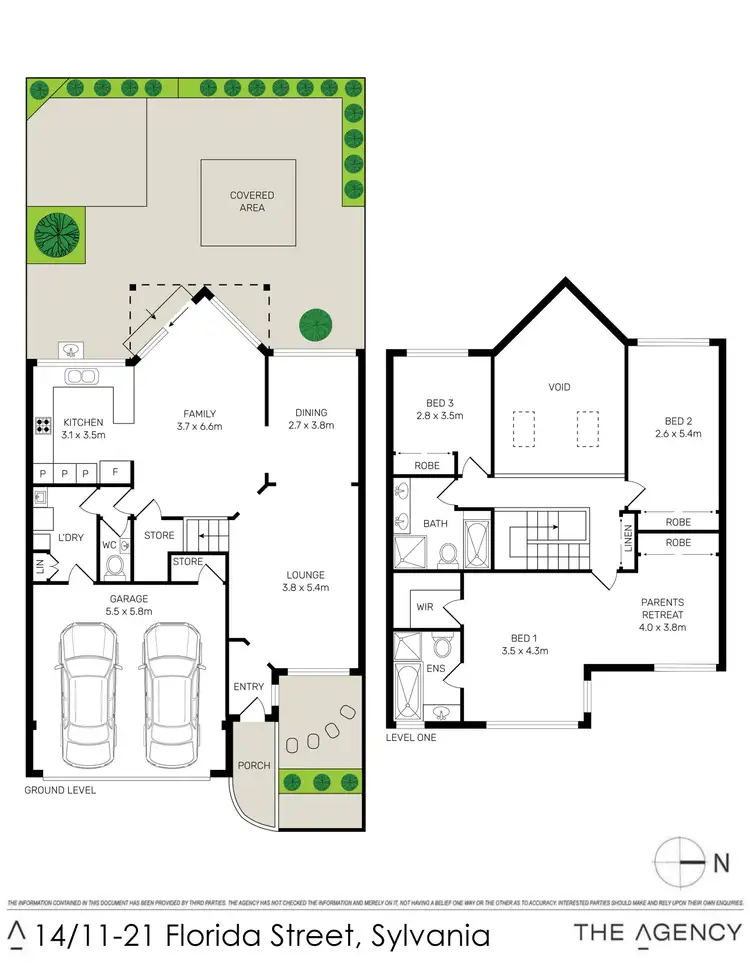 Floorplan of Homely townhouse listing, 14/11-21 Florida Street, Sylvania NSW 2224