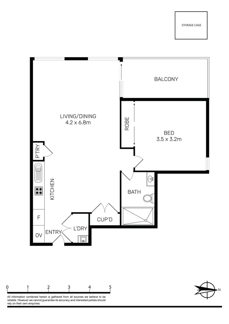 Floorplan of Homely apartment listing, 409/8 Ebsworth Street, Zetland NSW 2017