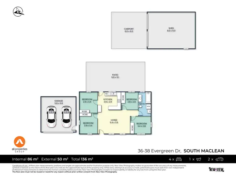 Floorplan of Homely house listing, 36-38 Evergreen Drive, South Maclean QLD 4280