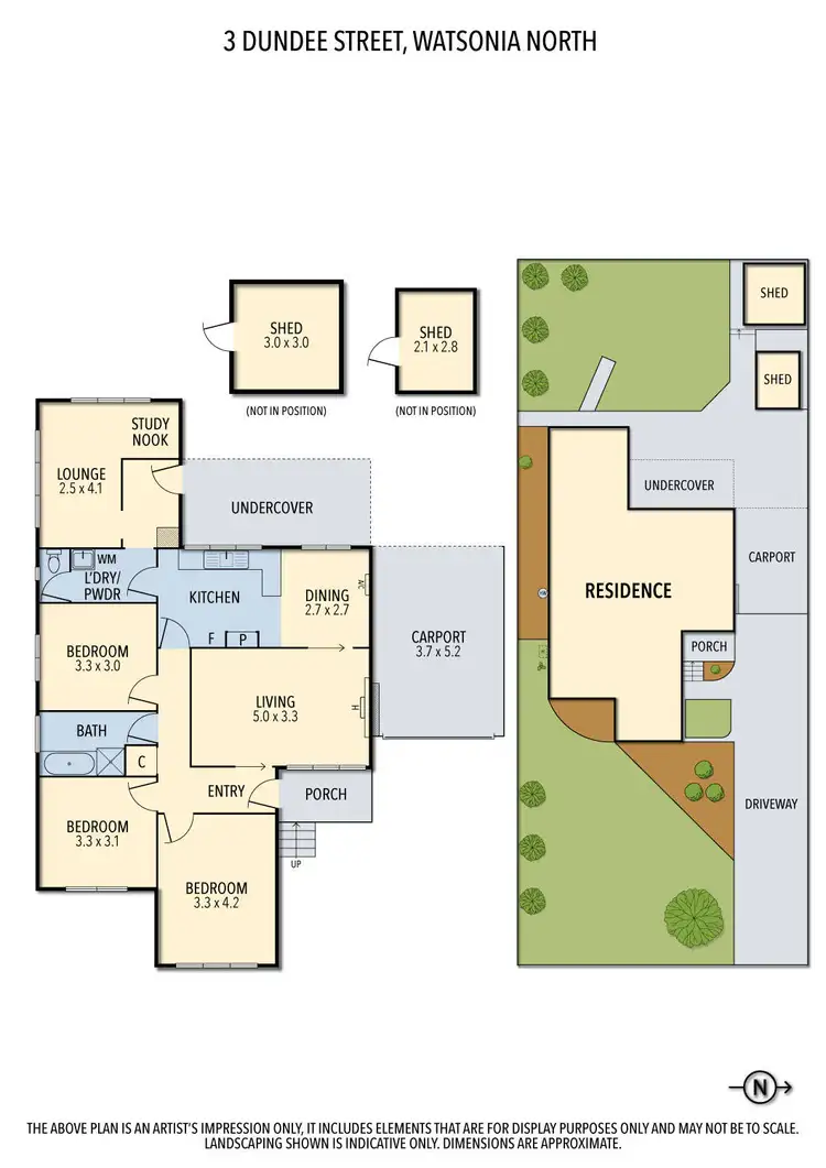 Floorplan of Homely house listing, 3 Dundee Street, Watsonia North VIC 3087