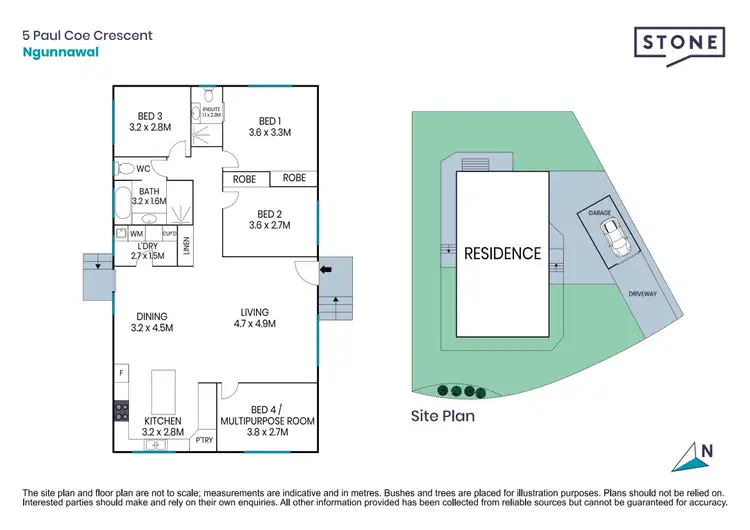 Floorplan of Homely house listing, 5 Paul Coe Crescent, Ngunnawal ACT 2913