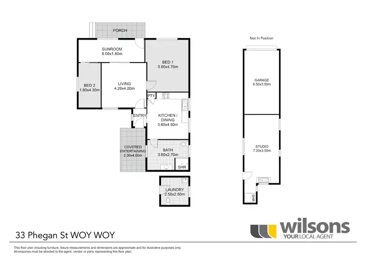 Floorplan of Homely house listing, 33 Phegan Street, Woy Woy NSW 2256