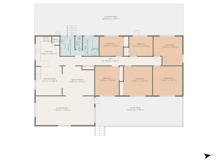 Floorplan of Homely house listing, 145 Opal Street, Emerald QLD 4720