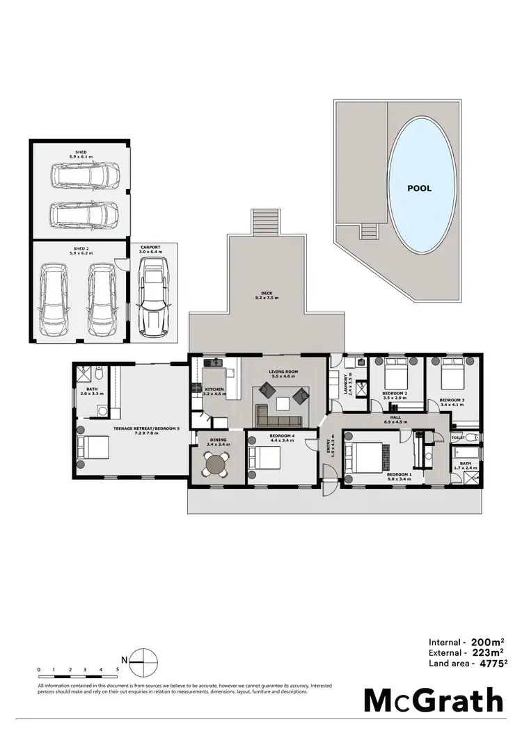 Floorplan of Homely house listing, 9 Hartmann Drive, Tamworth NSW 2340