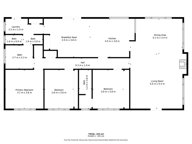 Floorplan of Homely house listing, 77 Wanstead Street, Corowa NSW 2646
