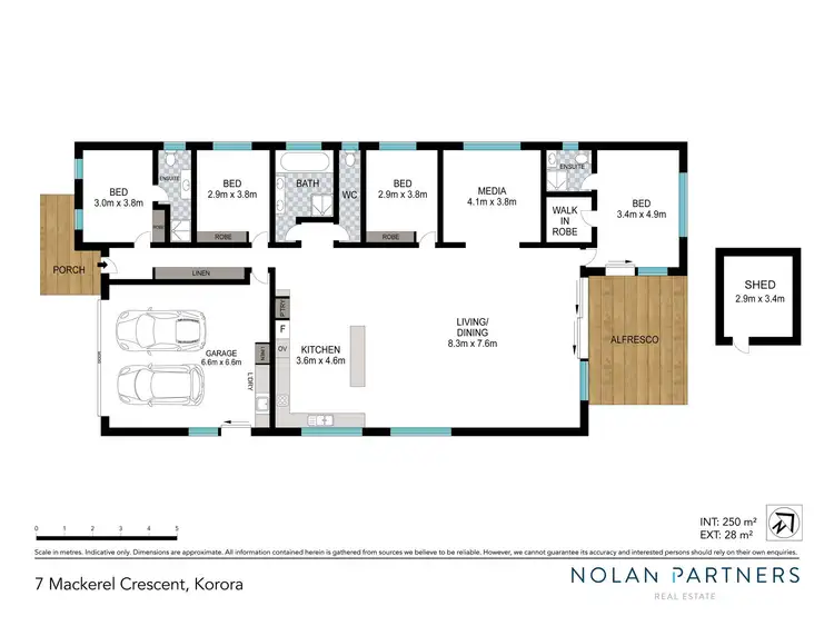 Floorplan of Homely house listing, 7 Mackerel Crescent, Korora NSW 2450