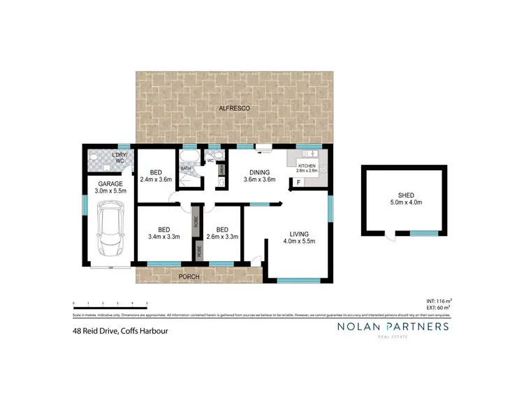 Floorplan of Homely house listing, 48 Reid Drive, Coffs Harbour NSW 2450